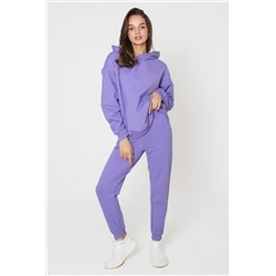 Брюки на манжете футер (Лиловый)