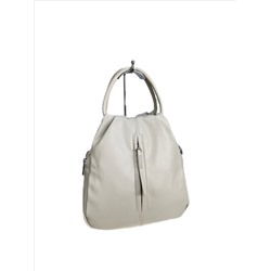 Женская сумка-рюкзак из искусственной кожи, цвет  молочный