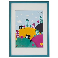 Фоторамка 21х30 пл. Радуга голубая Планета рамок