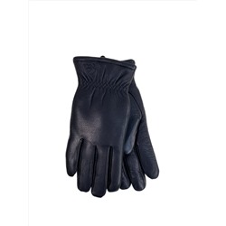 Перчатки мужские из натуральной кожи цвет черный