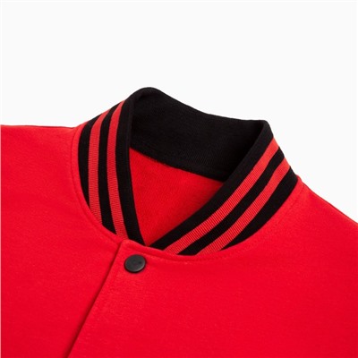 Бомбер President, размер М, цвет красный