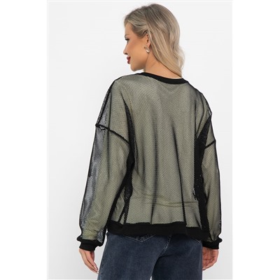 Свитшот Джокер (черно-лимонный) Б14711-5М