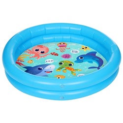 Бассейн надувной «На волне: Морские малыши», 62×14 см