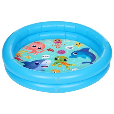 Бассейн надувной «На волне: Морские малыши», 62×14 см
