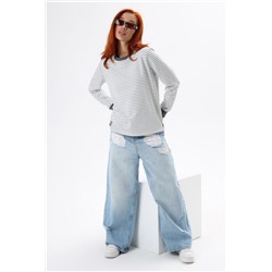 Лера лонгслив женский (Серый)