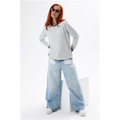 Лера лонгслив женский (Серый)