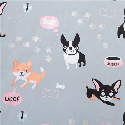 Постельное бельё 1.5-спальное «Этель» Best friend, бязь