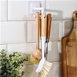 Держатель для столовых приборов Доляна Hold, белый