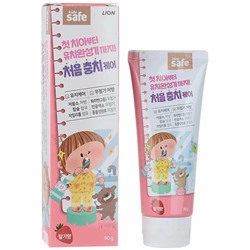 LION KIDS SAFE Детская зубная паста со вкусом клубники 90 г