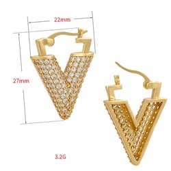 Акц -12% Серьги с замком кольцо арт. 11 8213 (id 254867)