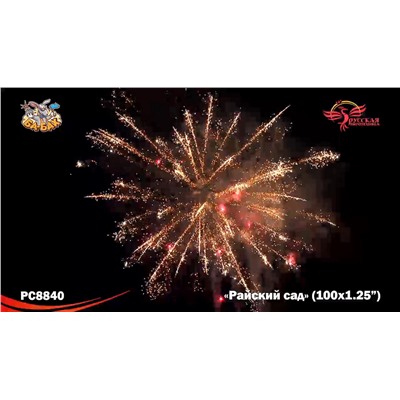 Фейерверк РС8840 Райский сад (1,25" х 100)