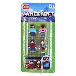 Конструктор фигурки minecraft movie -4 шт.