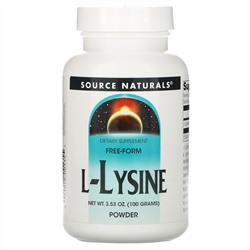 Source Naturals, L-Lysine Powder, 3.53 oz (100 g)