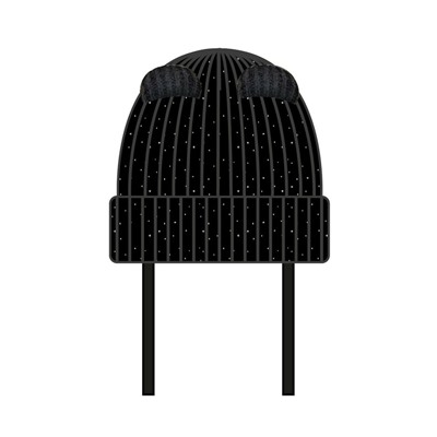 Шапка трикотажная для девочек