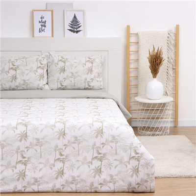 Постельное бельё евро LoveLife Summer, жатка