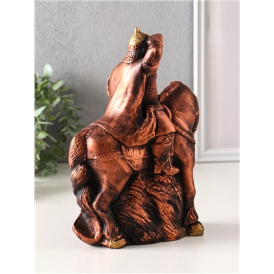 Фигура гипс «Богатырь на коне», 25×19×11 см