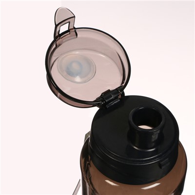 Бутылка для воды SPORT, 800 мл, 23×7.6×4.8 см, коричневая