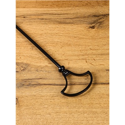 Ложка для обуви, 57 см, латунь