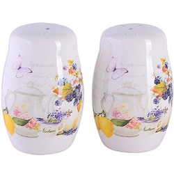 60195 Набор для специй на подставке 3пр Утренняя свежесть доломит LR (х72)