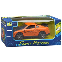 Двухцветная инерционная машинка с дизайном die-cast,1:32, открывающиеся двери