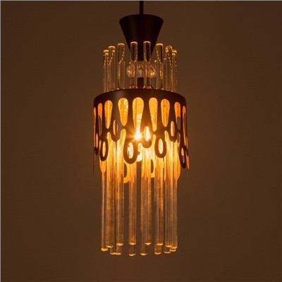 Подвес «Капель», 1×60 Вт Е27, черный