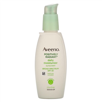 Aveeno, Active Naturals, Positively Radiant Daily Moisturizer, SPF30, 2.5 fl oz
