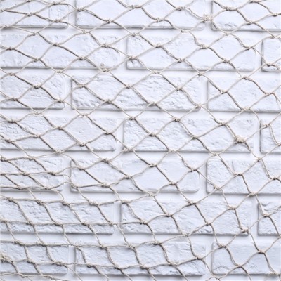 Декоративная сетка настенная «Белая», 100×200 см