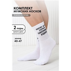 Носки мужские Школьные будни (набор 2 пары)