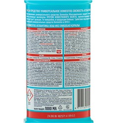 Чистящее средство Domestos «Свежесть Атлантики», универсальное, 1 л