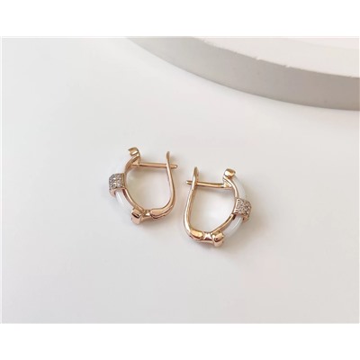 Серьги с керамикой