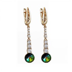 Серьги с кристаллами Swarovski