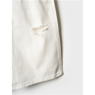 Шорты текстильные джинсовые для девочек