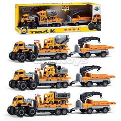 Машина "Прицеп с обратной тягой" 1:43 в коробке