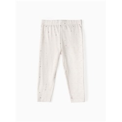 Легинсы (лосины) детские KAFTAN «Сердечки», размер 30 (98-104 см), бежевые