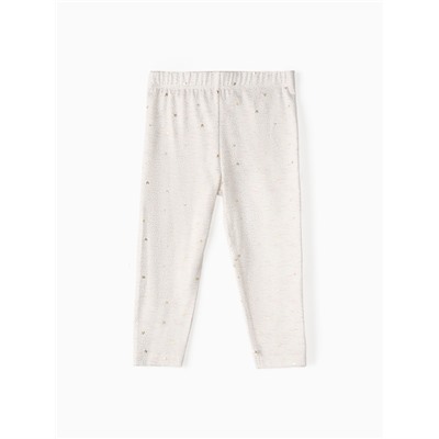 Легинсы (лосины) детские KAFTAN «Сердечки», размер 30 (98-104 см), бежевые