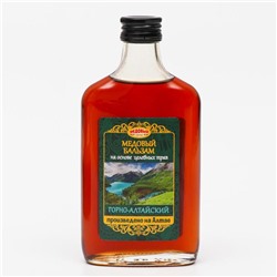 Безалкогольный алтайский медовый бальзам на травах «Горно-Алтайский», 250 мл