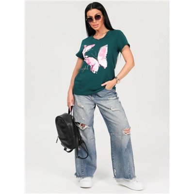 Футболка "Поликсена" (Изумрудный)