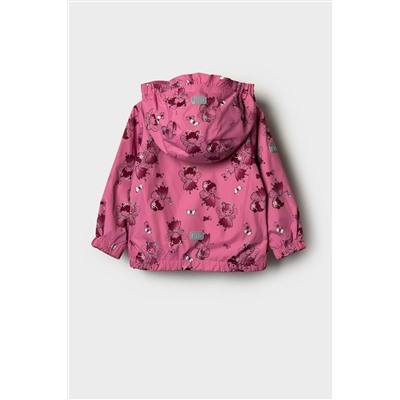 Куртка детская текстильная с полиуретановым покрытием для девочек (ветровка) PLAYTODAY, 1240061