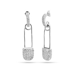 Серьги из серебра куб.циркон., МЦВ2059