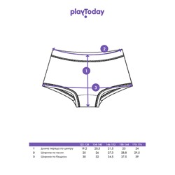 Трусы трикотажные для девочек, 2 шт в комплекте