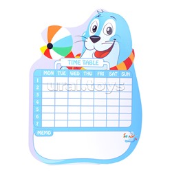 Доска для рисования "Зверята" в пакете