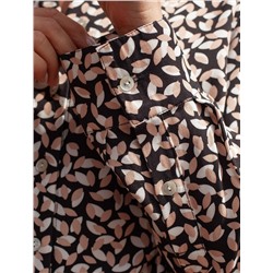 Блузка из вискозы с принтом