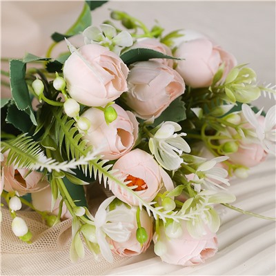 Цветок искусственный Букет роз 31 см / BR-31 /уп 600/