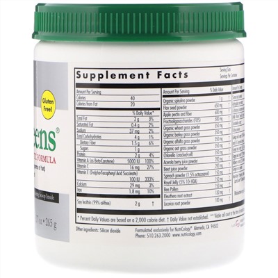 Nutricology, ProGreens with Advanced Probiotic Formula, 9.27 oz (265 g)