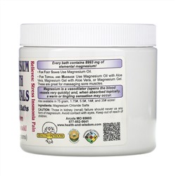 Health and Wisdom, магниевые кристаллы для ванны, 341 г (0,75 фунта)