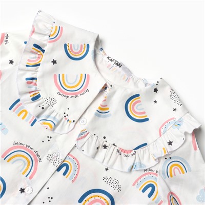 Рубашка детская KAFTAN «Радуга», размер 36 (134-140 см)