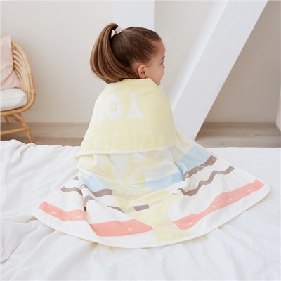 Полотенце детское Крошка Я «Magic» 95×100±5 см, цвет жёлтый, 100% хлопок, 280 г/м²