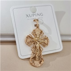 Кулон крест коллекция "Xuping" покрытие позолота, арт.101.358