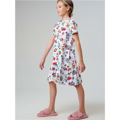 Сорочка ночная трикотажная для девочек