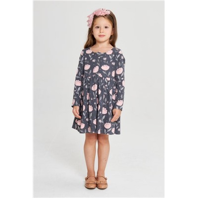 Платье Пуговка (Серый)